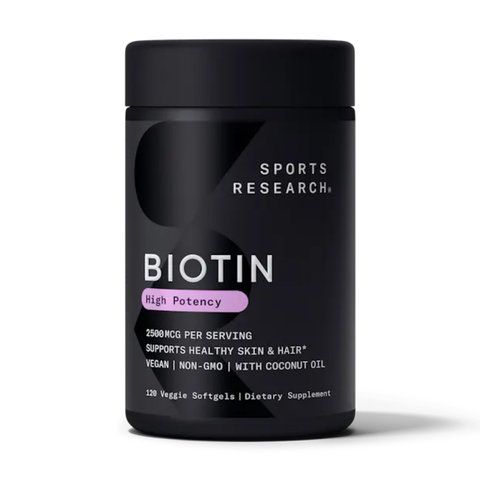Biotin 5000mcg - 120 veg softgels 2023-10-3448 фото