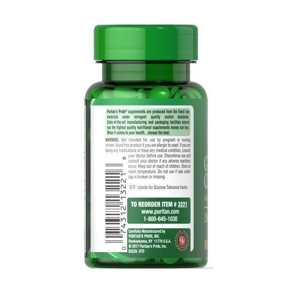 GTF Chromium 200 mcg - 100 tabs 2023-10-2472 фото