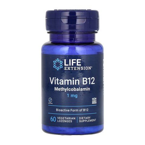 Vitamin B12 Methylcobalamin 1 mg - 60 vcaps 2022-10-1891 фото