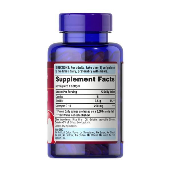 Q-Sorb Co Q-10 200mg - 120 softgels 2023-10-4026 фото