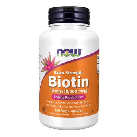 BIOTIN 10mg (10,000mcg) - 120 vcaps 2022-10-0007 фото