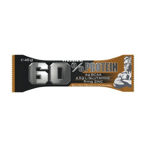 60% Protein Bar - 45g Peanut Salted Caramel 2023-10-4244 фото